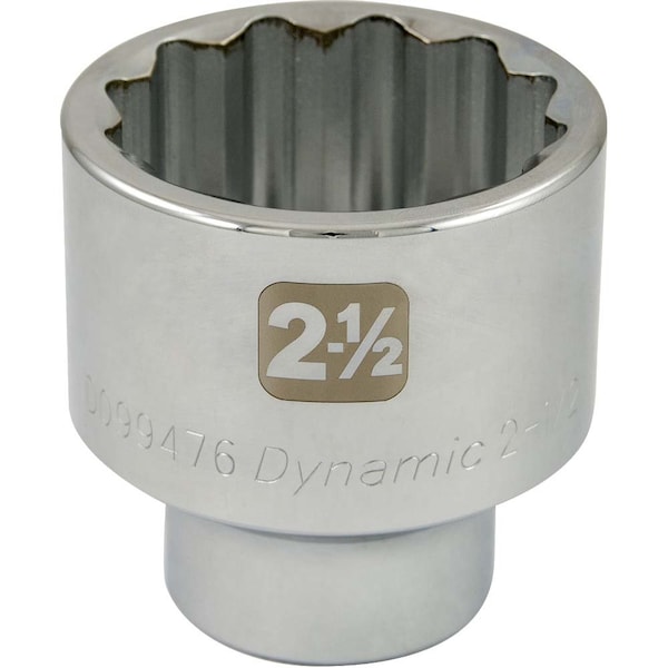 1" Drive, 2-1/2" SAE Socket, 6 Points